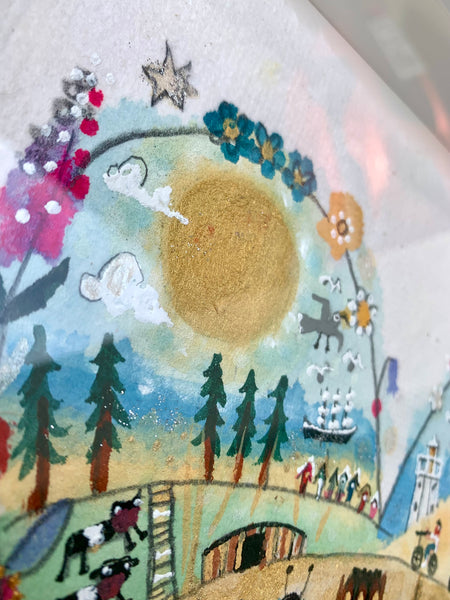 Original Painting | The Heart Of Norfolk | Lucy Loveheart