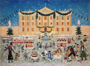 Original Painting | Christmas | Chatsworth House | Lucy Loveheart
