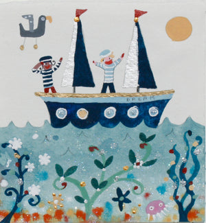 Original Painting | Dream Boat | Lucy Loveheart