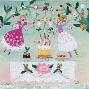 Original Painting | Fairy Tea Party | Lucy Loveheart