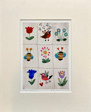 Deluxe Print | Birds & Bees & Flowers | Lucy Loveheart