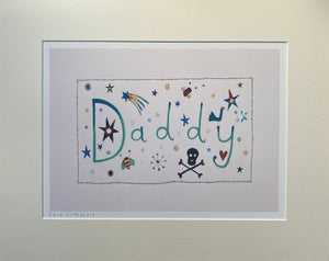 Studio Print Seconds | Daddy Art Print | Lucy Loveheart