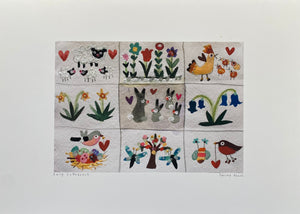 Studio Print Seconds | Spring Panel Art Print | Lucy Loveheart