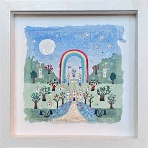 Original Painting | Magic Rainbow Land | Lucy Loveheart