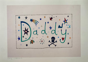 Studio Print Seconds | Daddy Art Print | Lucy Loveheart
