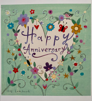 Studio Print Seconds | Happy Anniversary Art Print | Lucy Loveheart