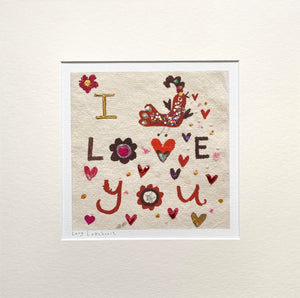 Deluxe Print | I Love You | Lucy Loveheart