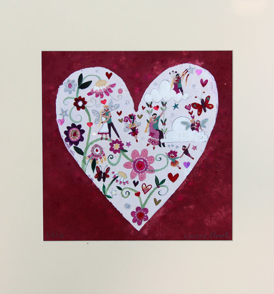 Original Painting | Lovers Heart | Lucy Loveheart