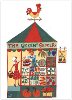 Greetings Cards | Great British High St - The Greengrocer | Lucy Loveheart