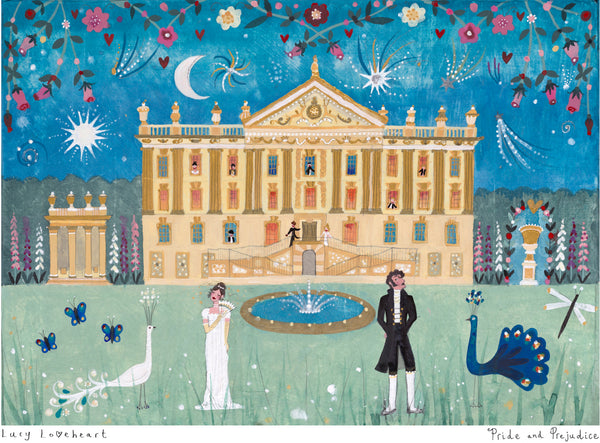 Art Print | Pride and Prejudice | Chatsworth House | Lucy