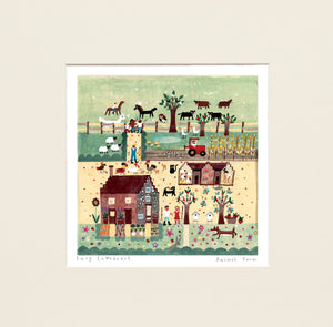 Art Prints | Animal Farm Square | Lucy Loveheart