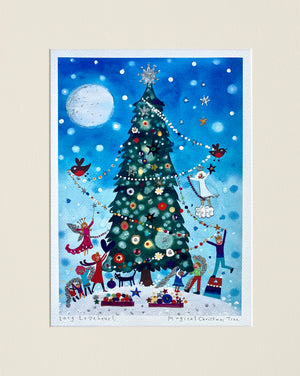 Deluxe Print |  Magical Christmas Tree | Lucy Loveheart