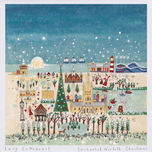 Art Print in a Tube | Enchanted Norfolk Christmas | EACH | Lucy Loveheart