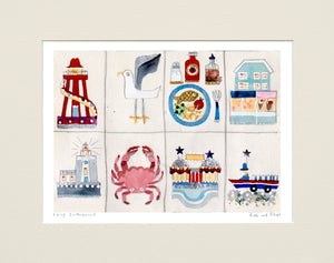 Art Prints | Fish And Chips | Lucy Loveheart