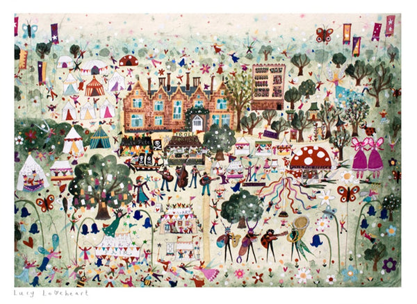 Lucy Loveheart / dropPalace 絵画 Artist Lucy Loveheart captured our beautiful House & Gardens