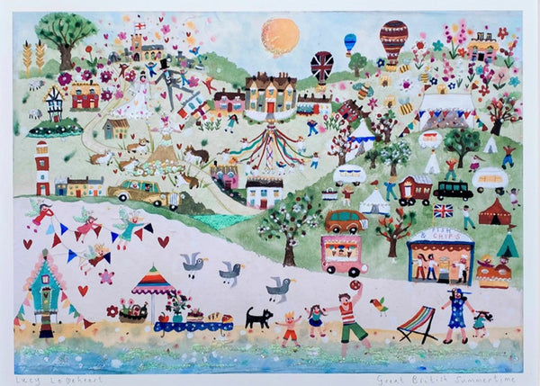 Art Prints | The Great British Summertime | Lucy Loveheart