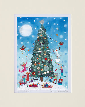 Art Prints | Magical Christmas Tree  | Lucy Loveheart