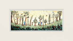 Deluxe Print | Walking in the Woods at Holkham | Lucy Loveheart