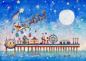 Christmas Card | Pack of 10 - Christmas Fun Fair | EACH | Lucy Loveheart