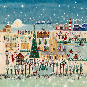 Christmas Card | Pack of 10 - Enchanted Norfolk Christmas | EACH | Lucy Loveheart