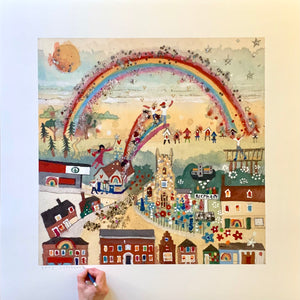 Deluxe Print | Reepham Rainbow Extra Large | Lucy Loveheart