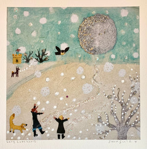 Deluxe Print in a Tube | Snow Field | Lucy Loveheart