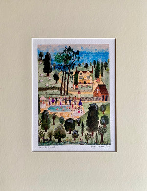 Studio Print Seconds | Party By The Pool Mini Print | Lucy Loveheart