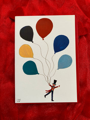 Greetings Cards | Kiss Me Quick - Beautiful Balloons | Lucy Loveheart