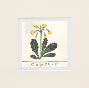 Mini Prints | Cowslip | Essex Wildlife Trust | Lucy Loveheart
