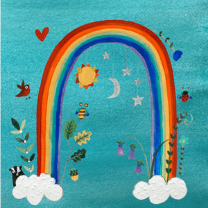 Deluxe Print | Magic Rainbow Large | Essex Wildlife Trust | Lucy Loveheart