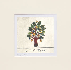 Mini Prints | Oak Tree | Essex Wildlife Trust | Lucy Loveheart