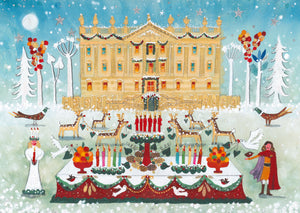 Christmas Card | Pack of 5 - Nordic Christmas | Chatsworth House | Lucy Loveheart