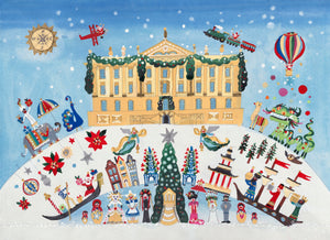 Christmas Card | Pack of 5 - In A Land Far, Far Away | Chatsworth House | Lucy Loveheart