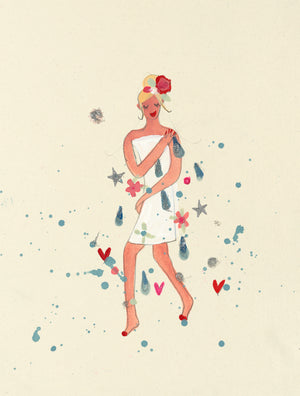 Deluxe Print in a Tube | Bathing Beauty | Ragdale Hall | Lucy Loveheart