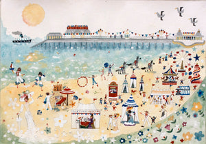 Original Painting | Beside The Seaside | Lucy Loveheart