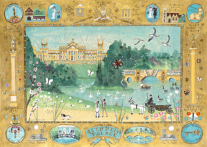 Art Prints in a Tube | The Finest View in England | Blenheim Palace | Lucy Loveheart