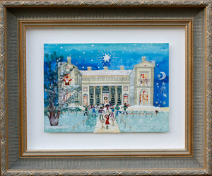 Original Painting | Christmas At Compton Verney | Lucy Loveheart