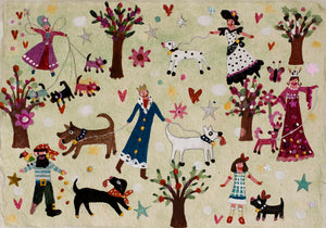 Deluxe Print in a Tube | Dog Lovers | Lucy Loveheart