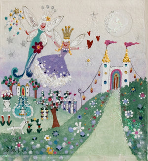 Original Painting | Fairies Flying to the Palace Ball | Lucy Loveheart