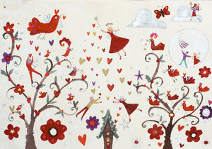 Deluxe Print in a Tube | Falling Deeply in Love | Lucy Loveheart