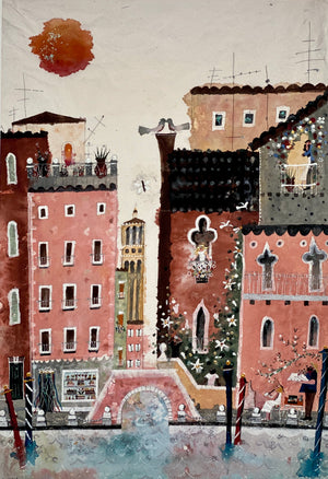 Deluxe Print in a Tube | Artists In Venice | Lucy Loveheart
