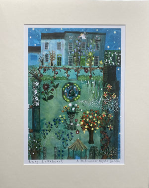 Studio Print Seconds | A Midsummer Nights Garden Art Print | Lucy Loveheart