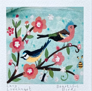 Deluxe Print in a Tube | Beautiful Birds Small | Lucy Loveheart