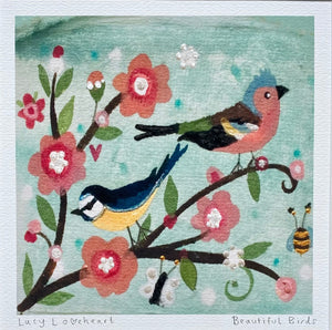 Deluxe Print in a Tube | Beautiful Birds | Lucy Loveheart