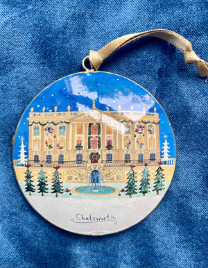 Decoration | Happy Christmas | Chatsworth House | Lucy Loveheart