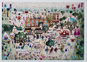 Art Print in a Tube | The Fairy Fair | Lucy Loveheart