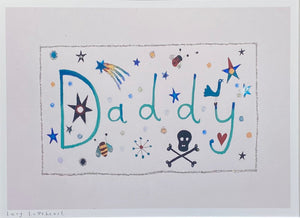 Art Print in a Tube | Daddy Small | Lucy Loveheart
