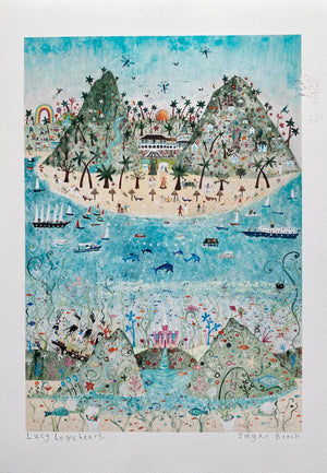 Studio Print Seconds | Sugar Beach Deluxe Print | Lucy Loveheart