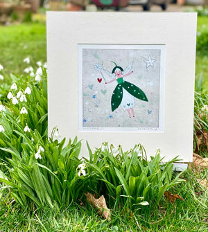 Deluxe Print | Snowdrop Fairy | Lucy Loveheart