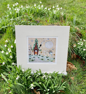 Deluxe Prints | Snowdrop Cottage | Lucy Loveheart